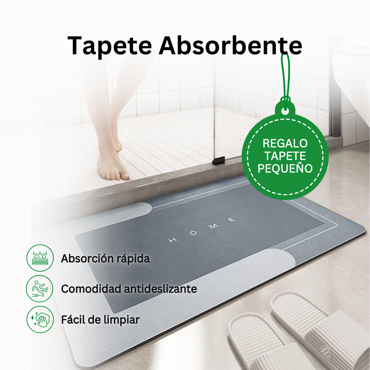TAPETE ULTRA ABSORBENTE
