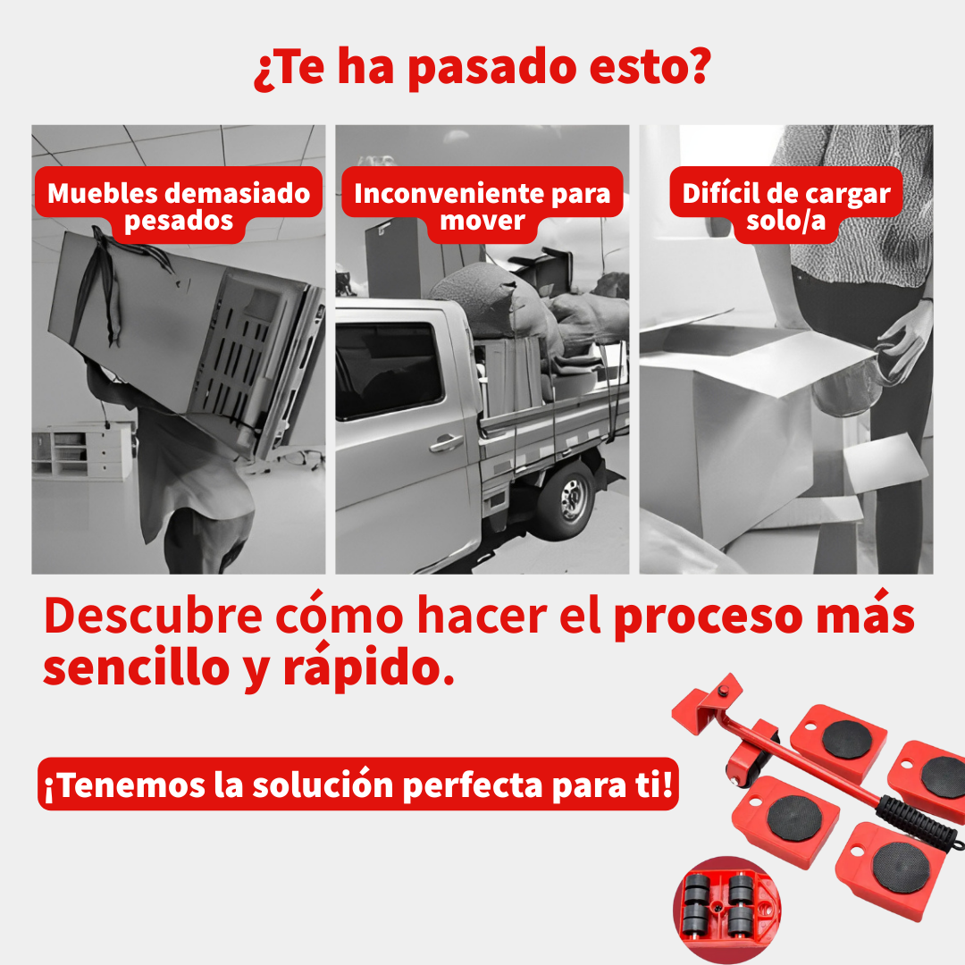 ElevatePro™ – Mueve Muebles Pesados Sin Esfuerzo ni Daños