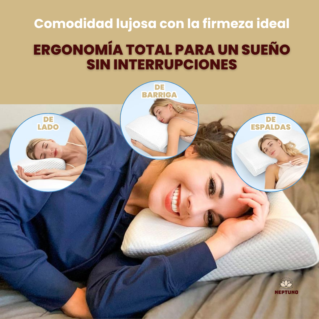 Almohada LUXESLEEP™ — Redescubre el placer de despertar sin dolores