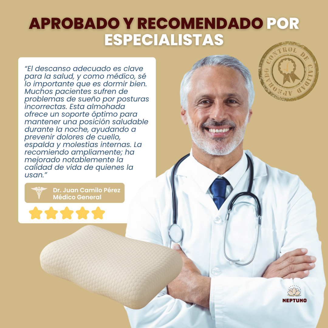 Almohada LUXESLEEP™ — Redescubre el placer de despertar sin dolores